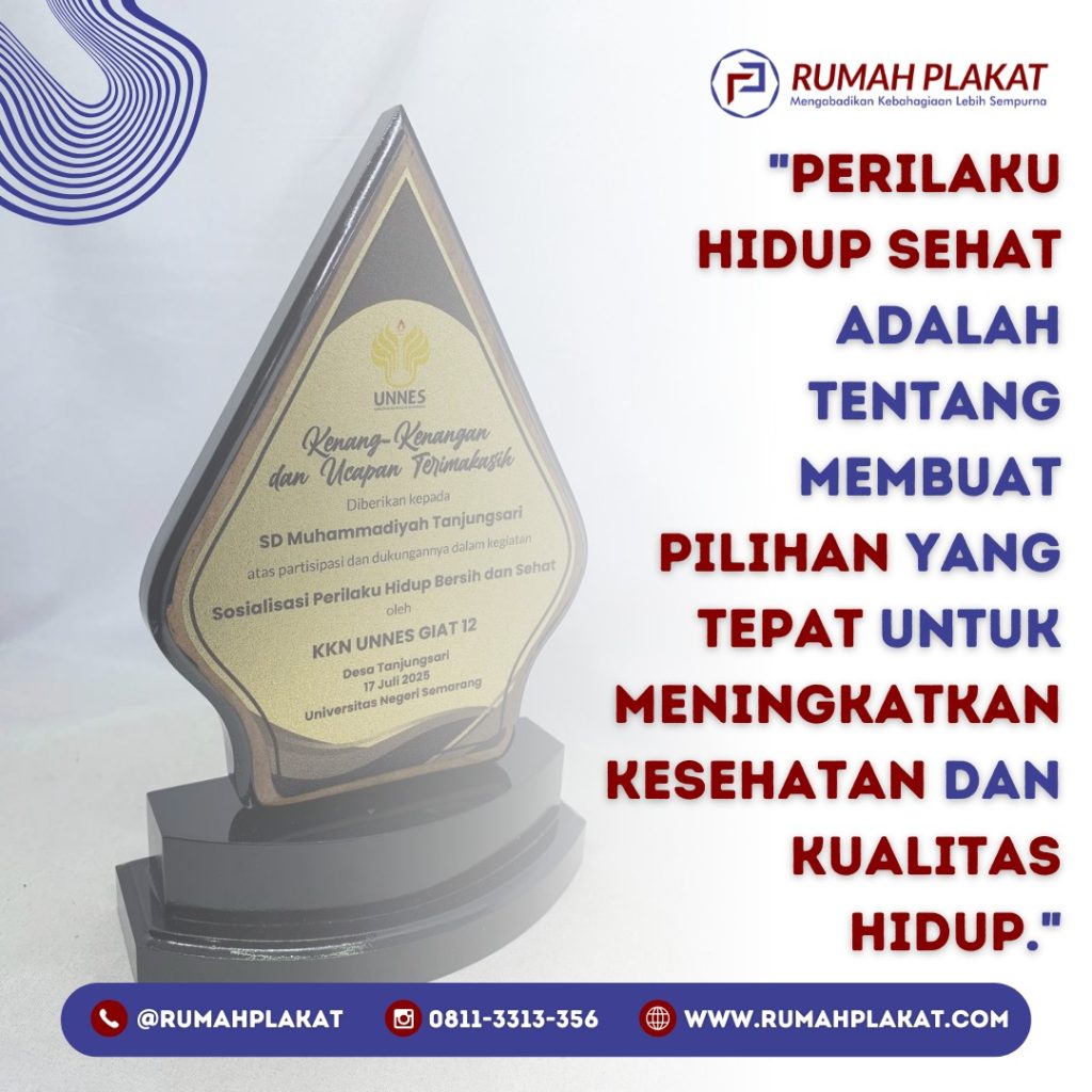 Plakat Kenang-Kenangan Untuk Sekolah Mojokerto