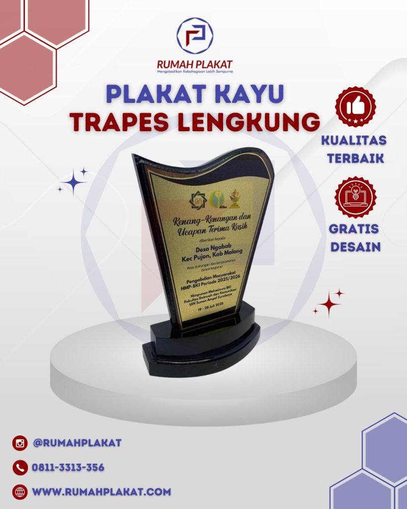 Plakat Kayu dan Akrilik Mojokerto 0811-330-1109 | Desain Elegan & Harga Terjangkau