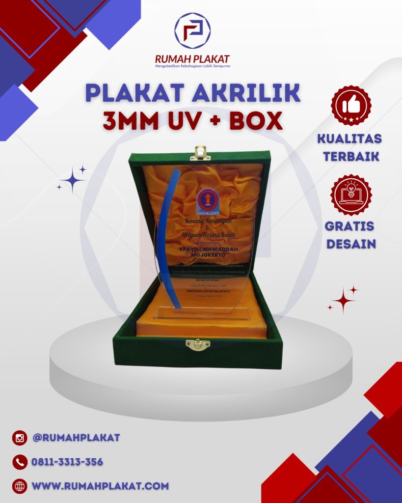 Piala Akrilik Surabaya Mojokerto 0811-330-1109